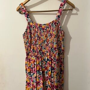 Floral Smocked romper